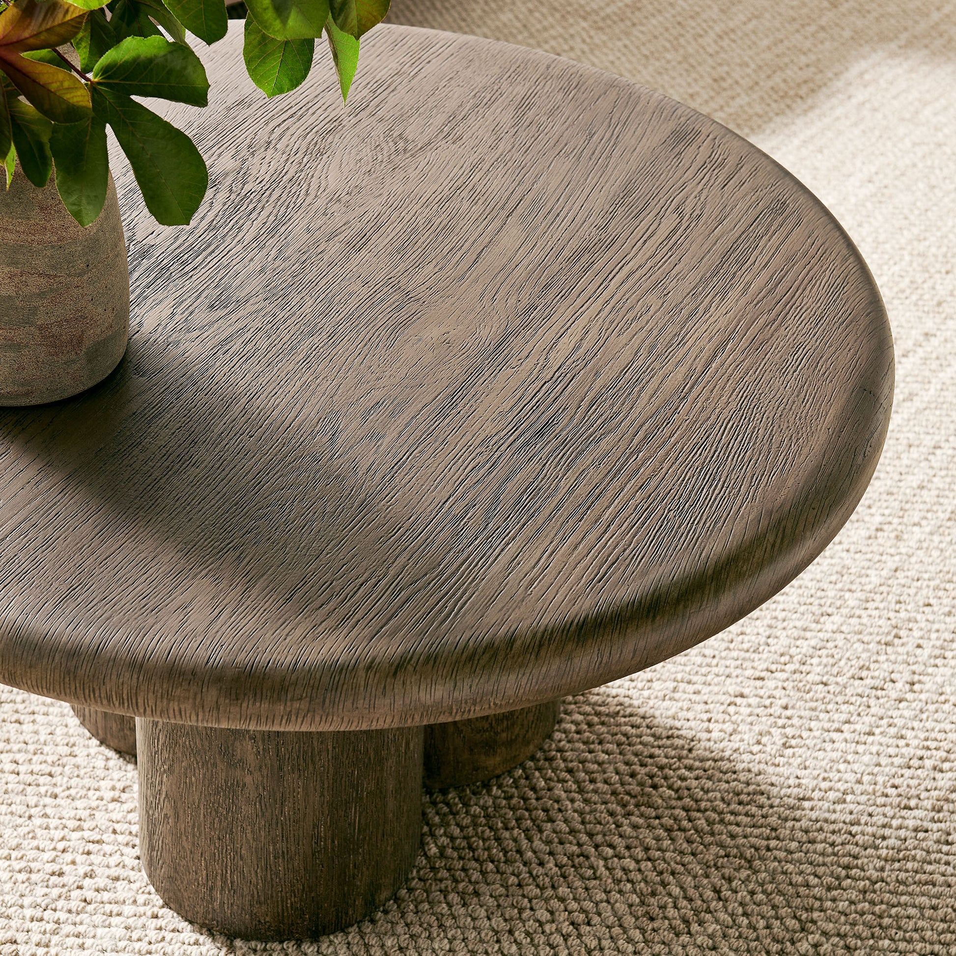 Tori 31 Inch Round Indoor and Outdoor Coffee Table