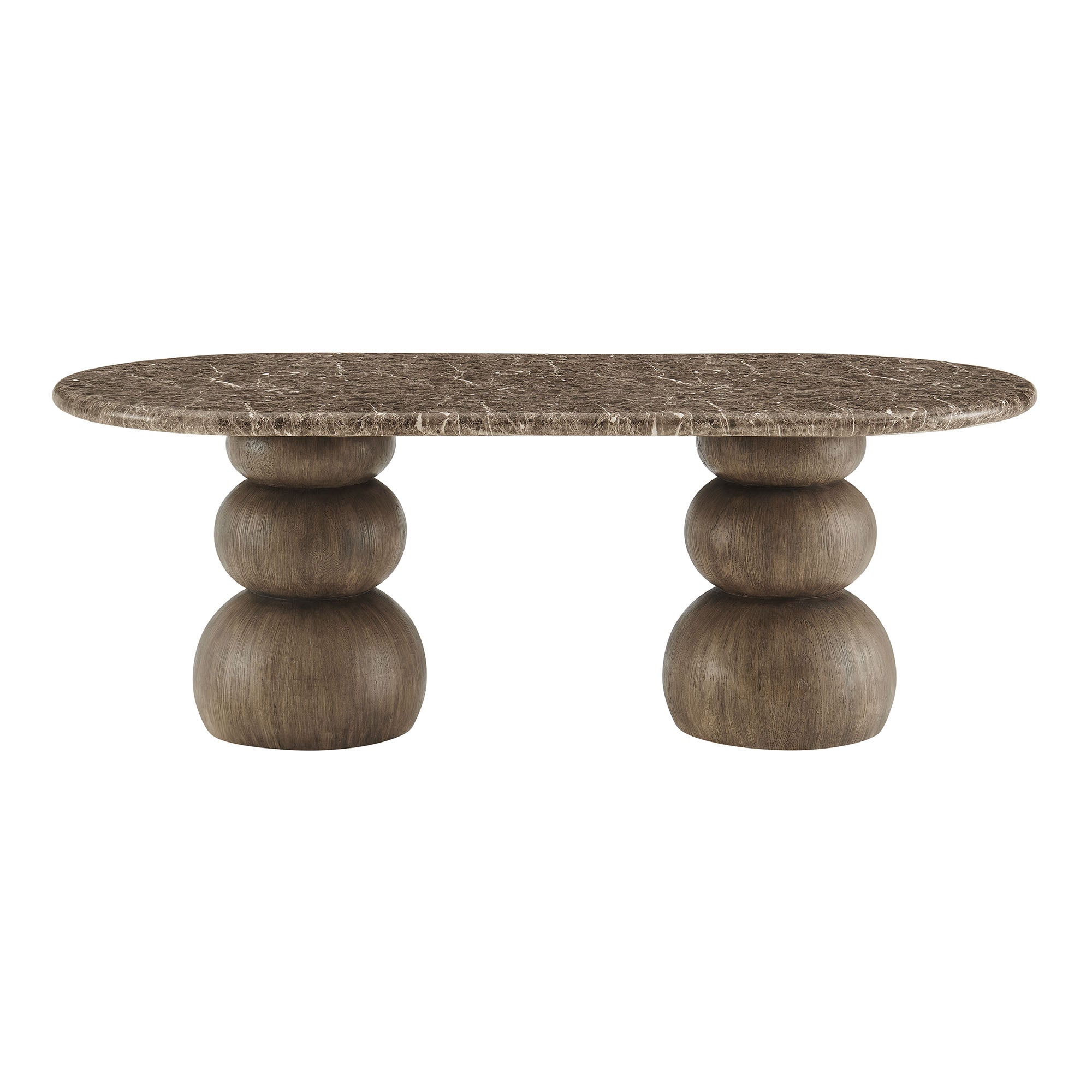 Pietra Indoor Outdoor Oval Dining Table
