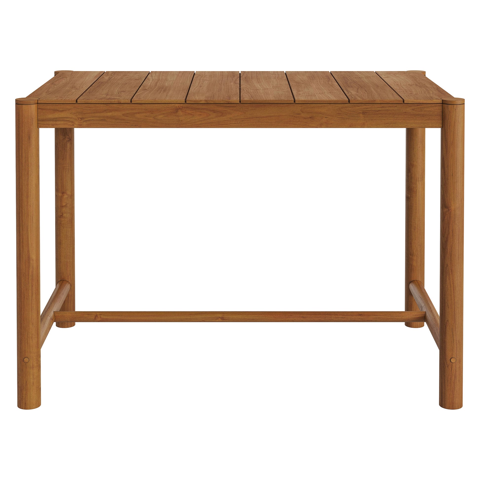 Eleni Rectangle 56-Inch Outdoor Teak Wood Rectangular Bar Table