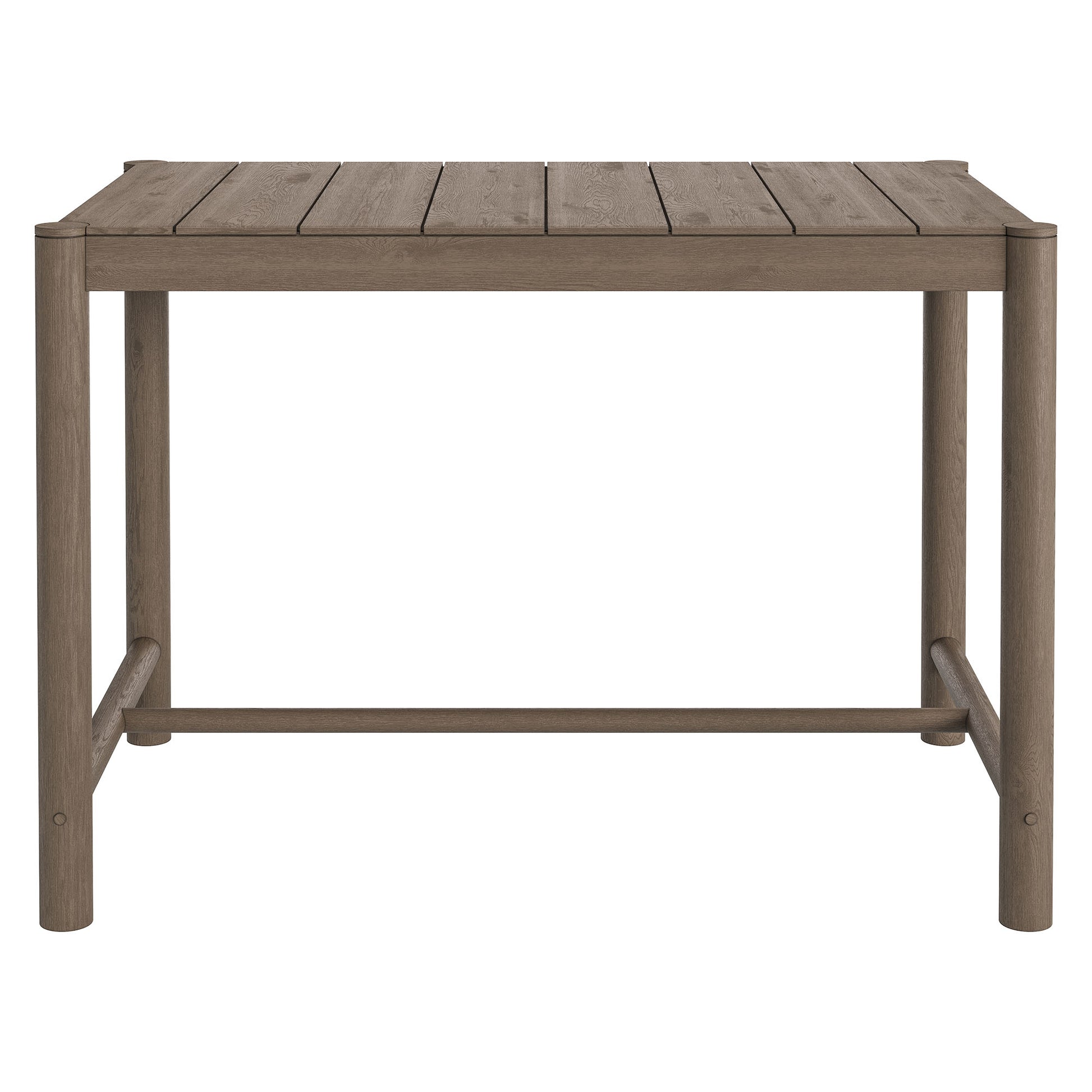 Eleni Rectangle 56-Inch Outdoor Teak Wood Rectangular Bar Table