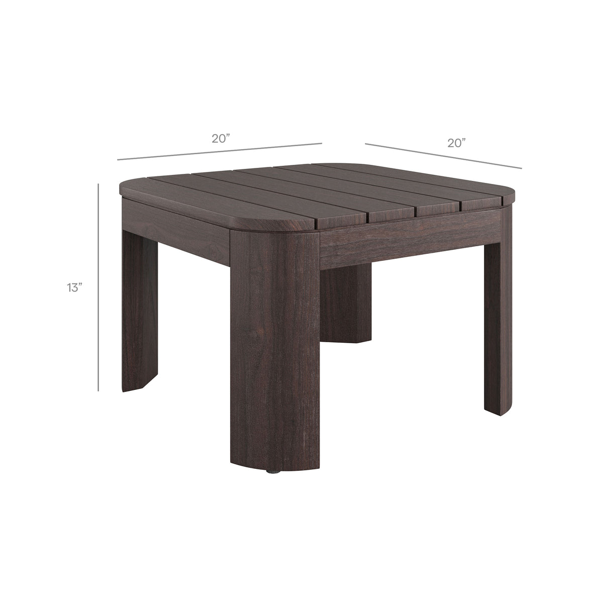 Kona 3-Piece Outdoor Patio Teak Wood Chaise Lounge Set - Ash
