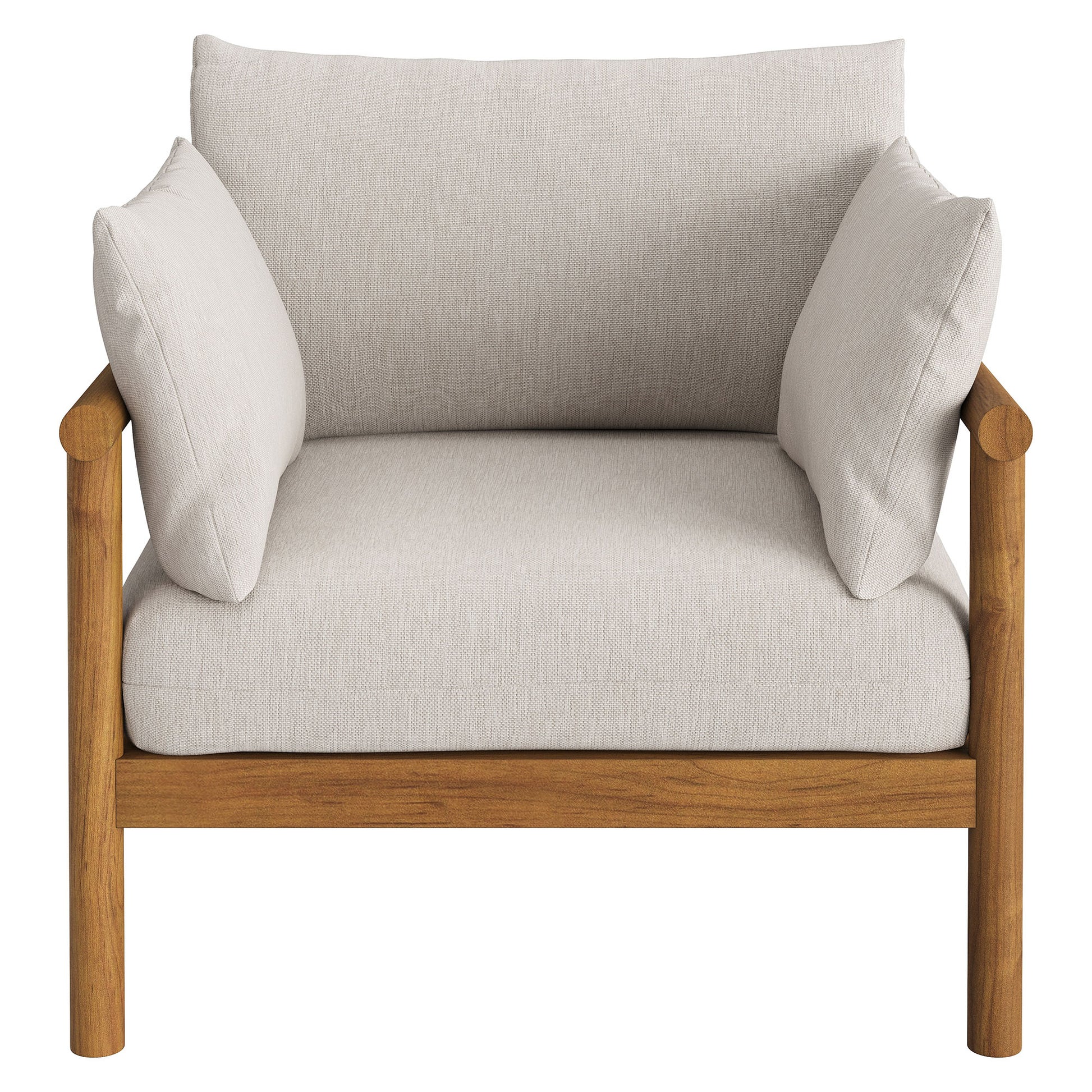 Eleni 3-Piece Outdoor Patio Teak Wood Furniture Set by Modway