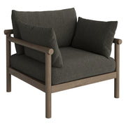 Eleni Outdoor Patio Teak Wood Armchair by Modway