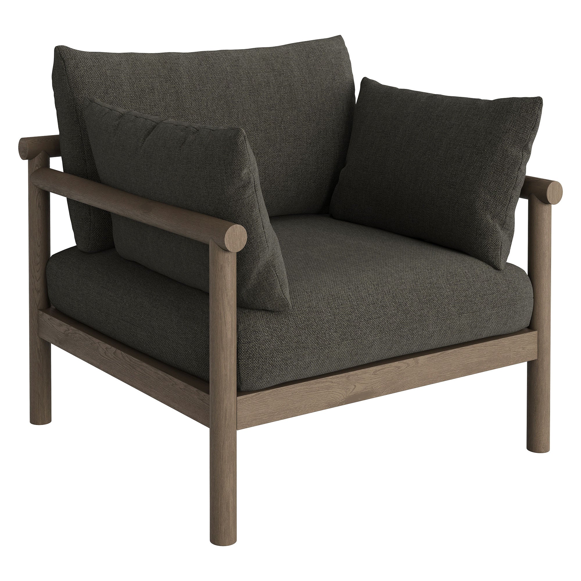 Eleni 3-Piece Outdoor Patio Teak Wood Furniture Set by Modway