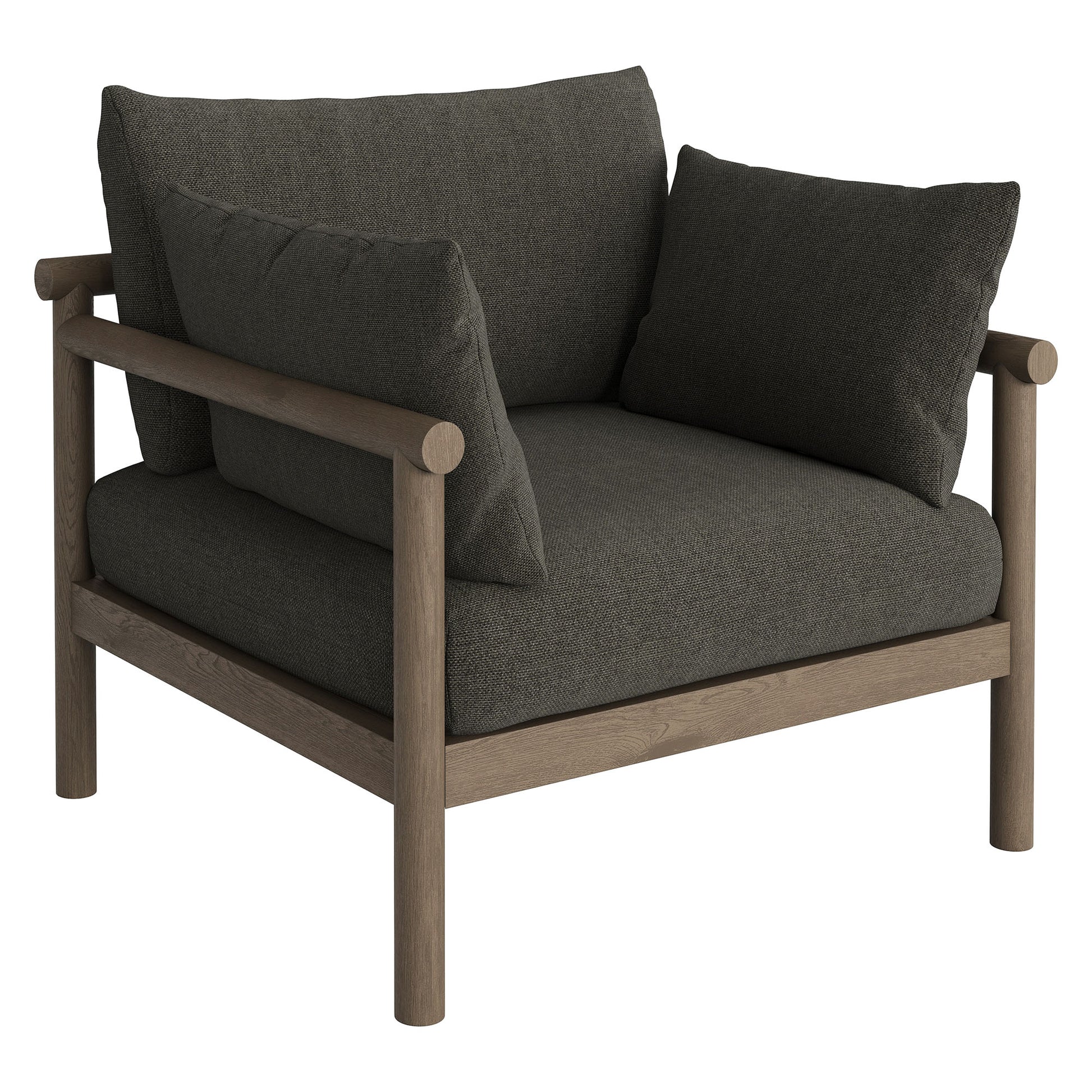 Eleni 5-Piece Outdoor Patio Teak Wood Furniture Set by Modway
