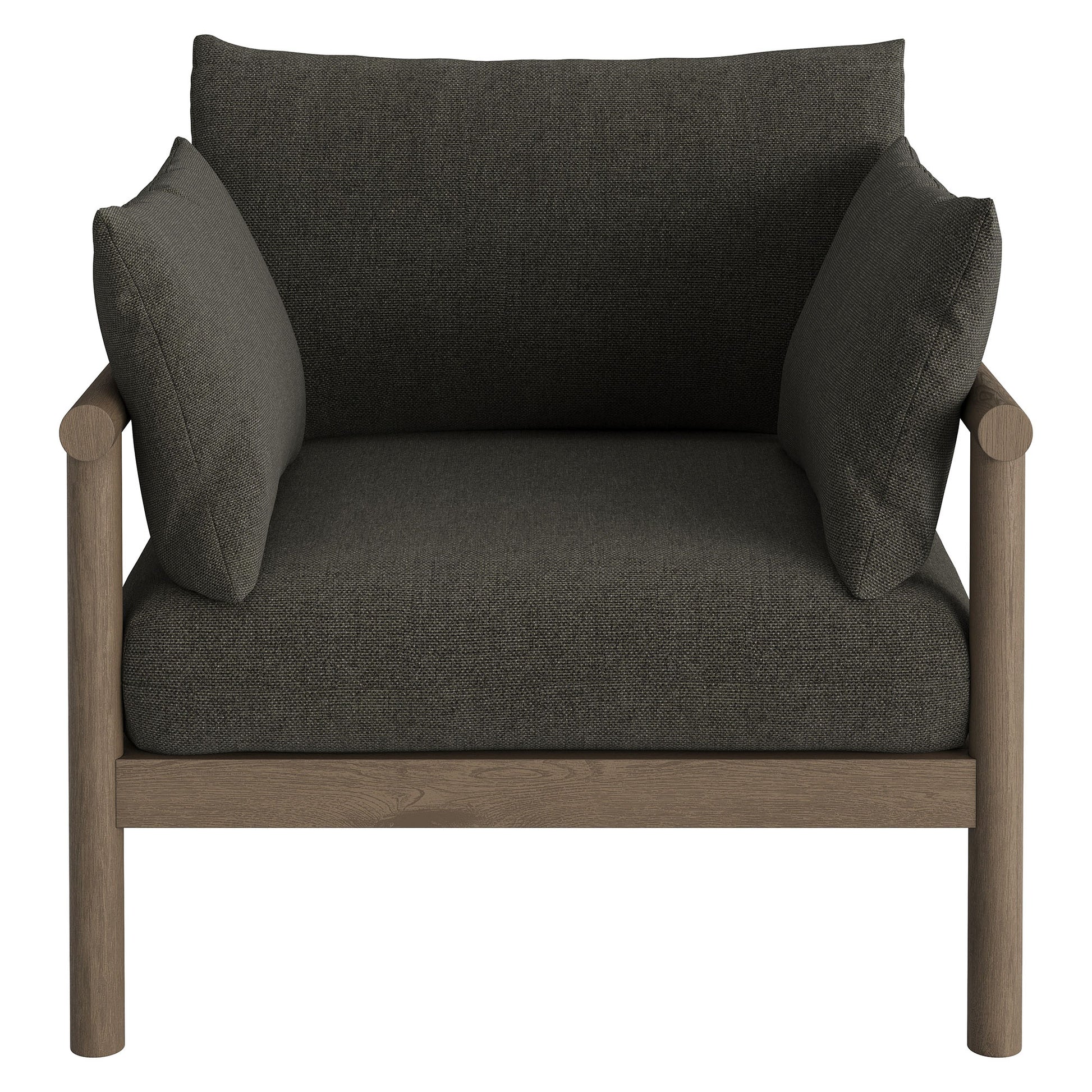 Eleni Outdoor Patio Teak Wood Armchair by Modway