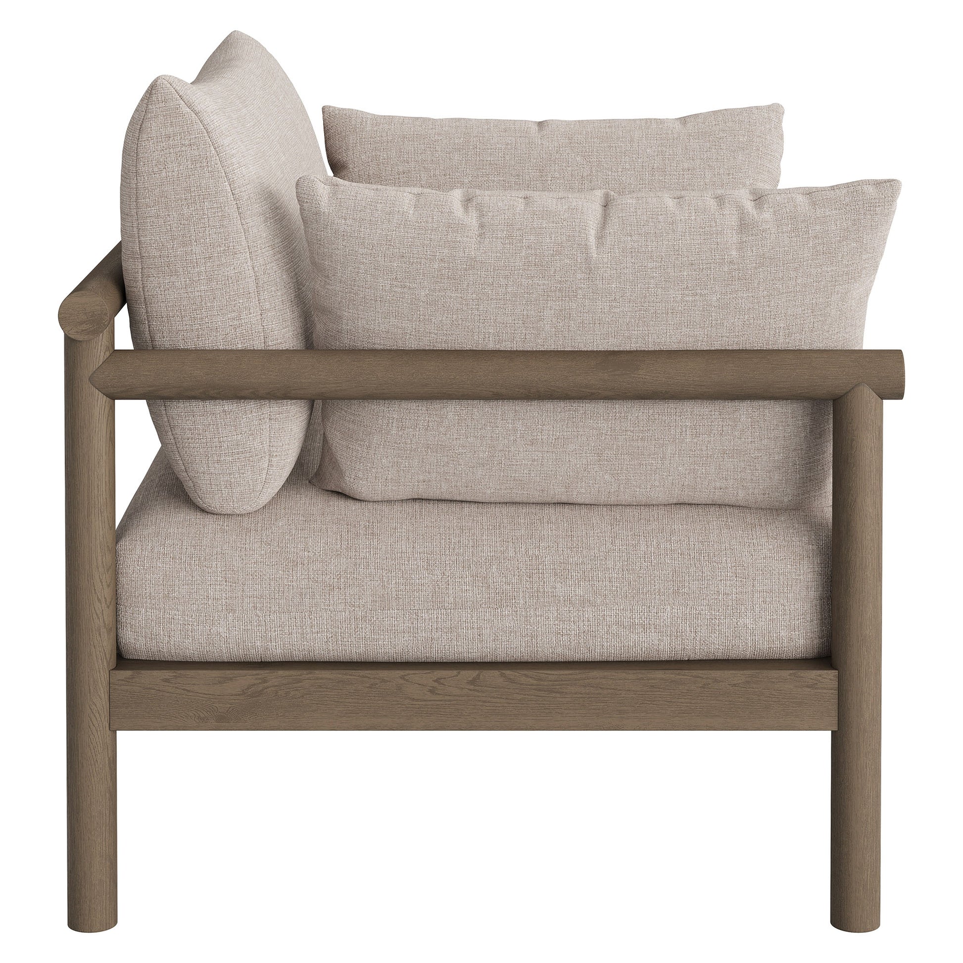 Eleni Outdoor Patio Teak Wood Armchair by Modway