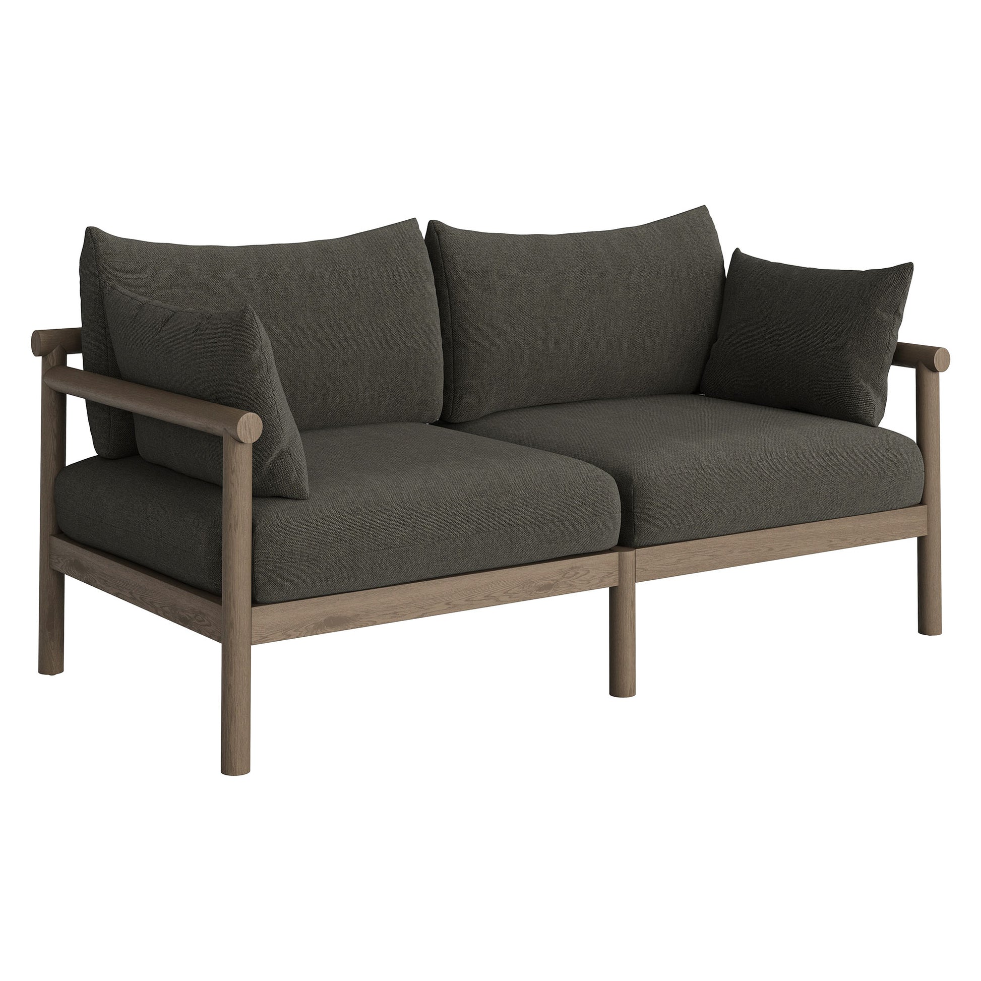 Eleni 4-Piece Outdoor Patio Teak Wood Sofa Set by Modway