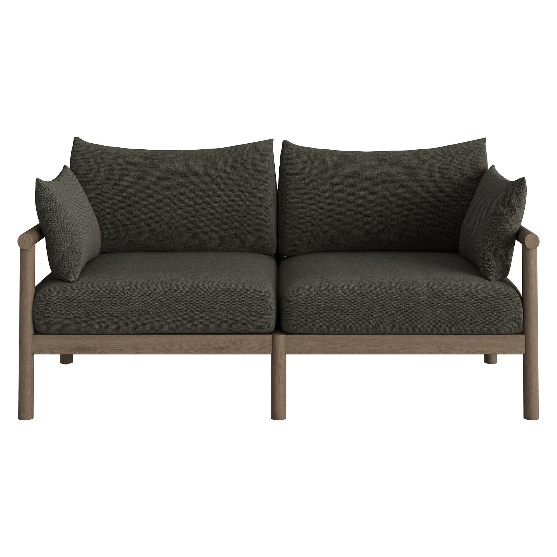 Eleni 4-Piece Outdoor Patio Teak Wood Sofa Set by Modway