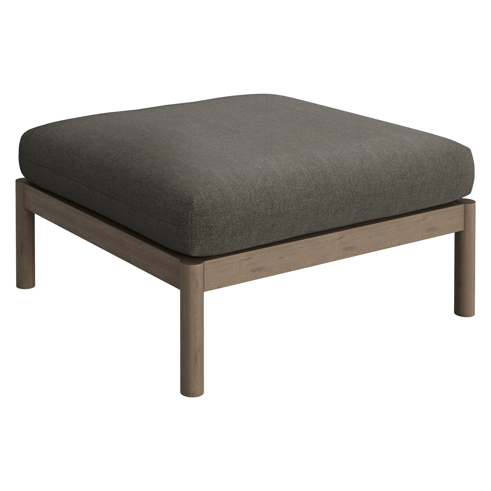 Eleni 2-Piece Outdoor Patio Teak Wood Armchair and Ottoman Set by Modway