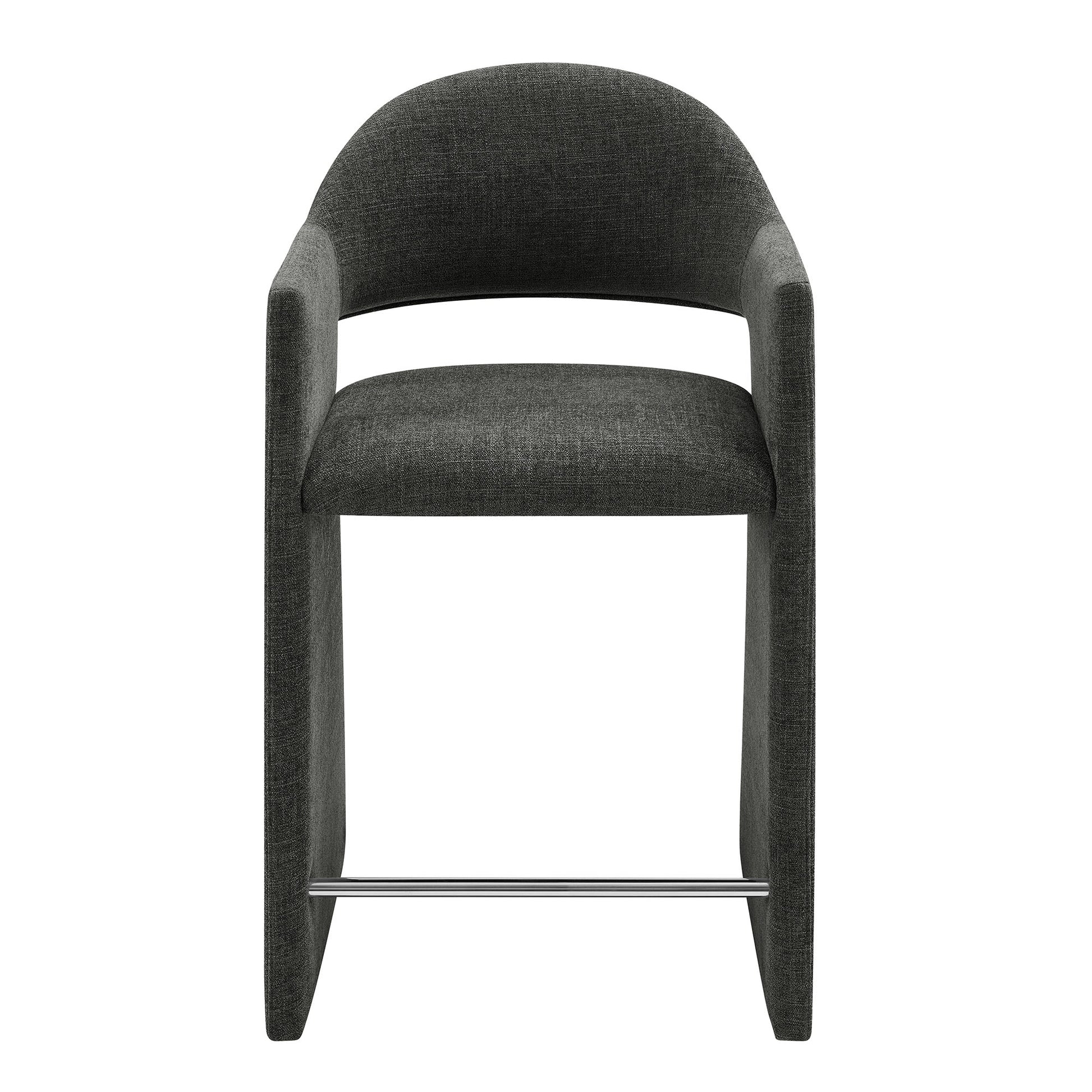 Talia 37 Inch Upholstered Fabric Counter Stool