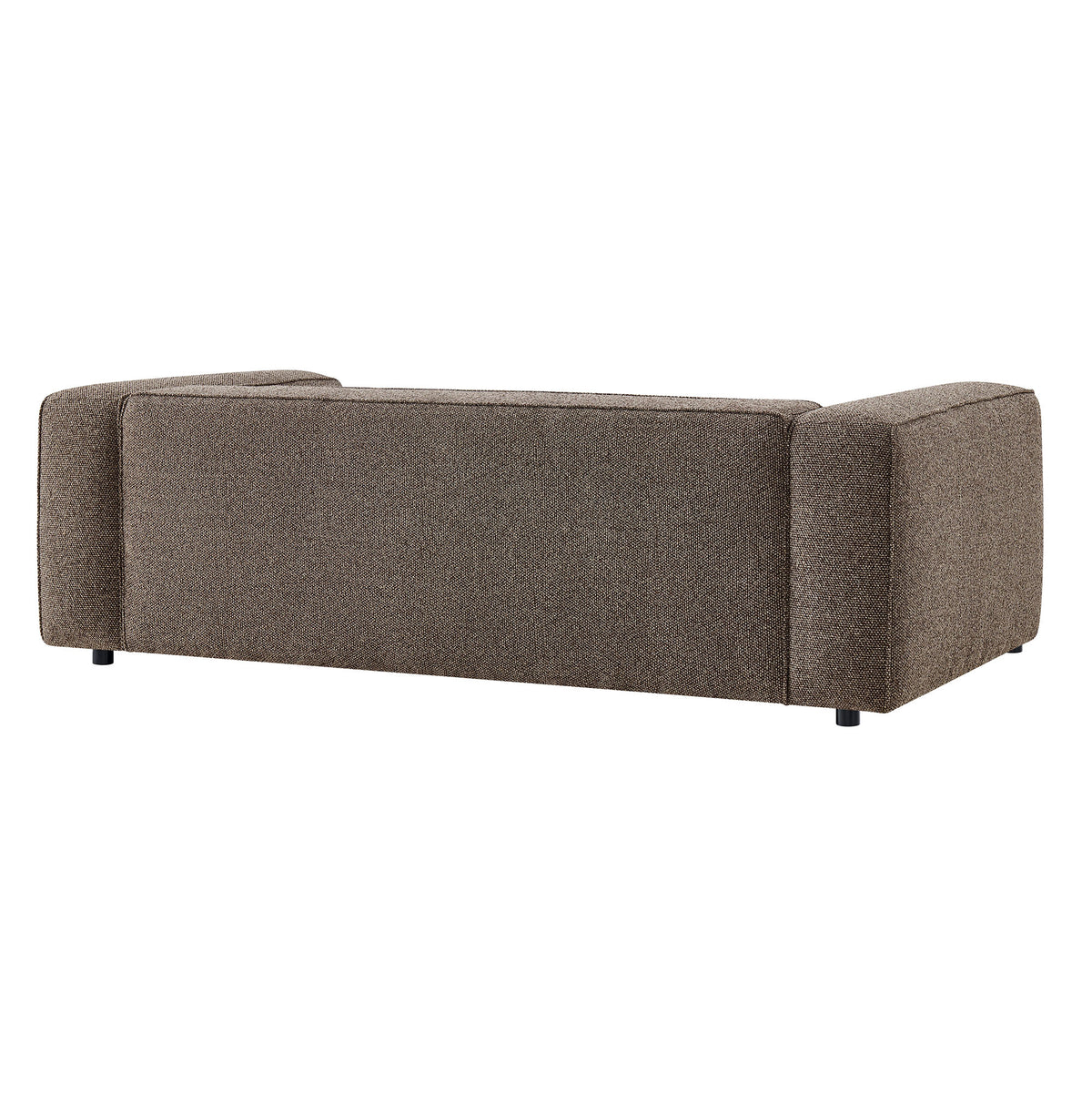 Auren 88 Inch Lattice Bouclé Upholstered Sofa - Earth
