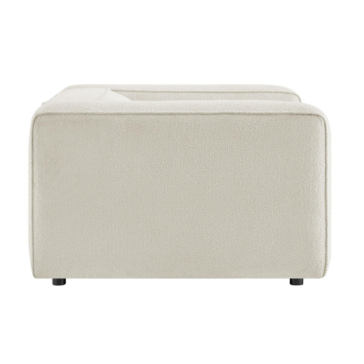 Auren Lattice Bouclé Upholstered Accent Chair - Cream
