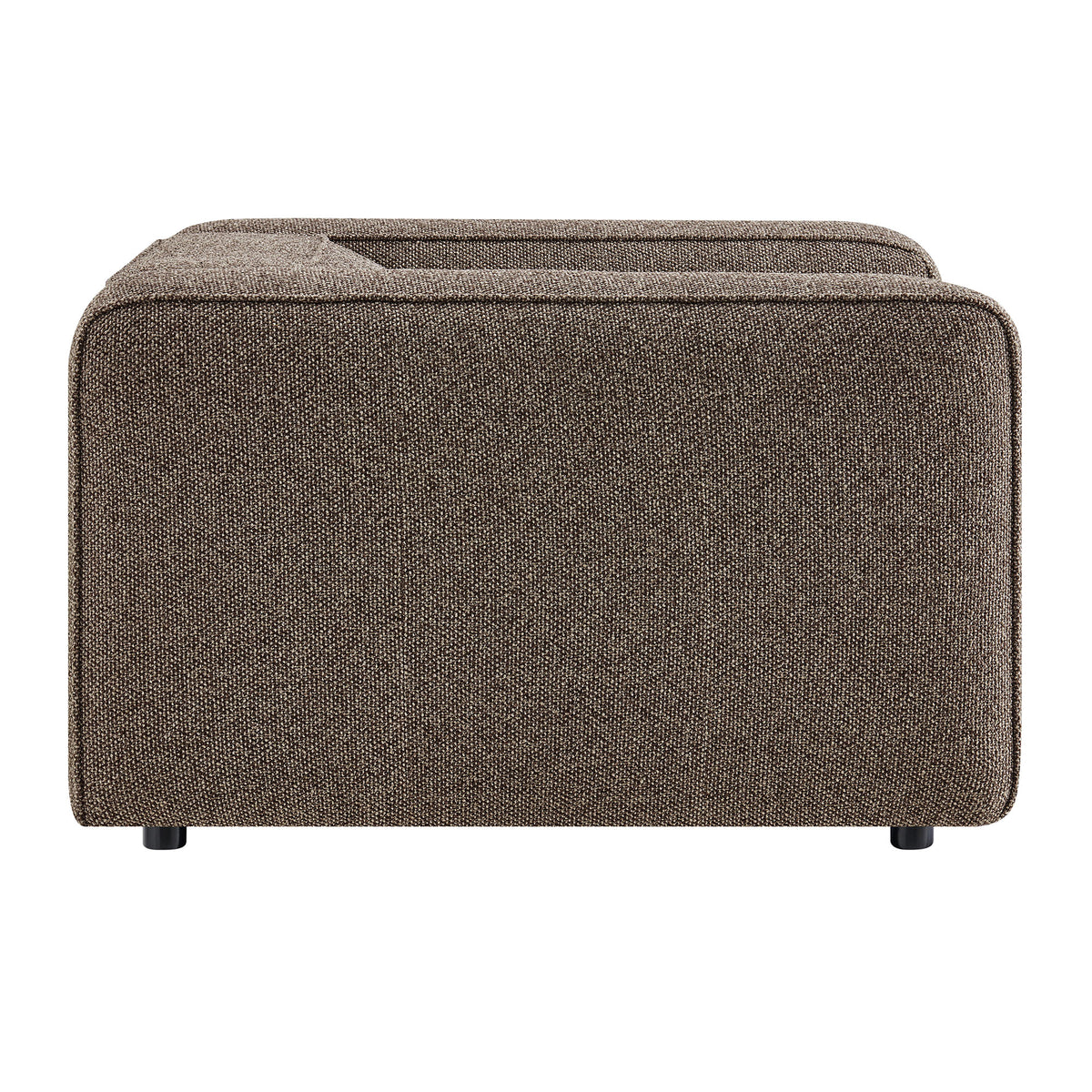 Auren Lattice Bouclé Upholstered Accent Chair - Earth