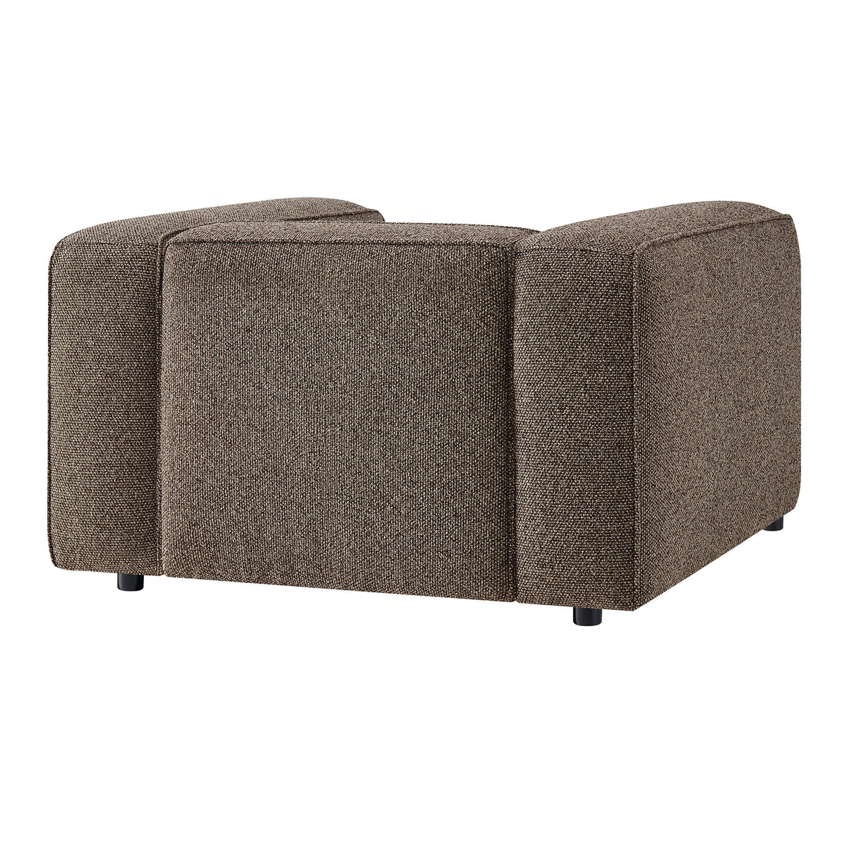Auren Lattice Bouclé Upholstered Accent Chair - Earth