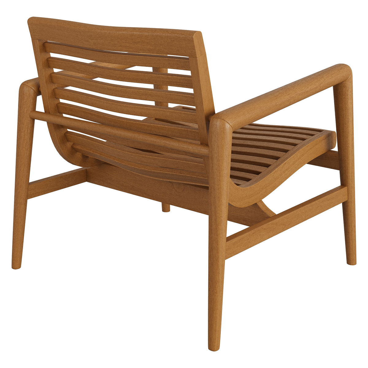 Hayden Outdoor Patio Teak Wood Armchair - Natural