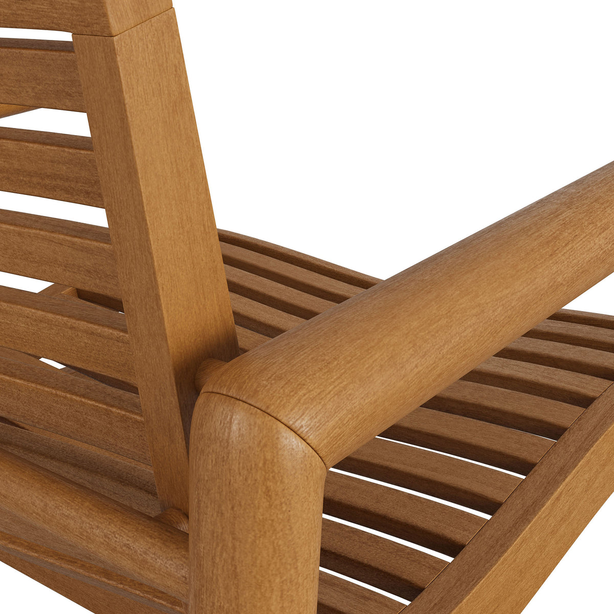 Hayden Outdoor Patio Teak Wood Armchair - Natural