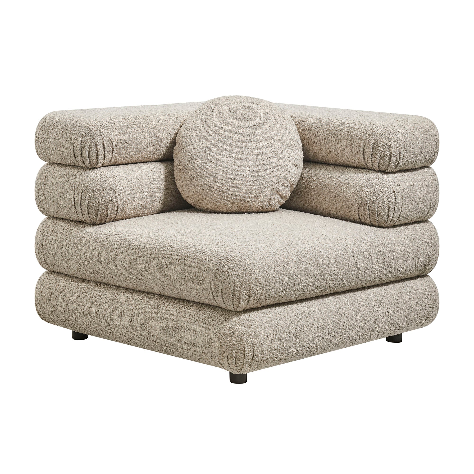 Jubilee Upholstered Modular Corner Chair - Linen