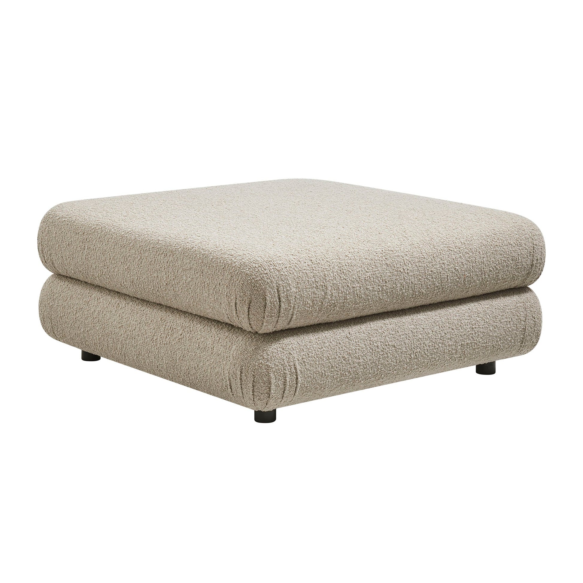 Jubilee Upholstered Ottoman - Linen