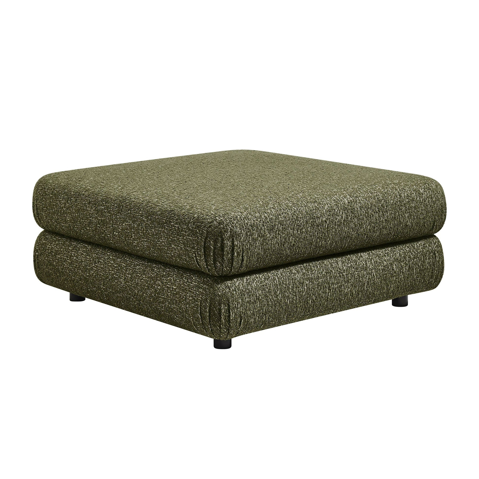 Jubilee Upholstered Ottoman - Olive