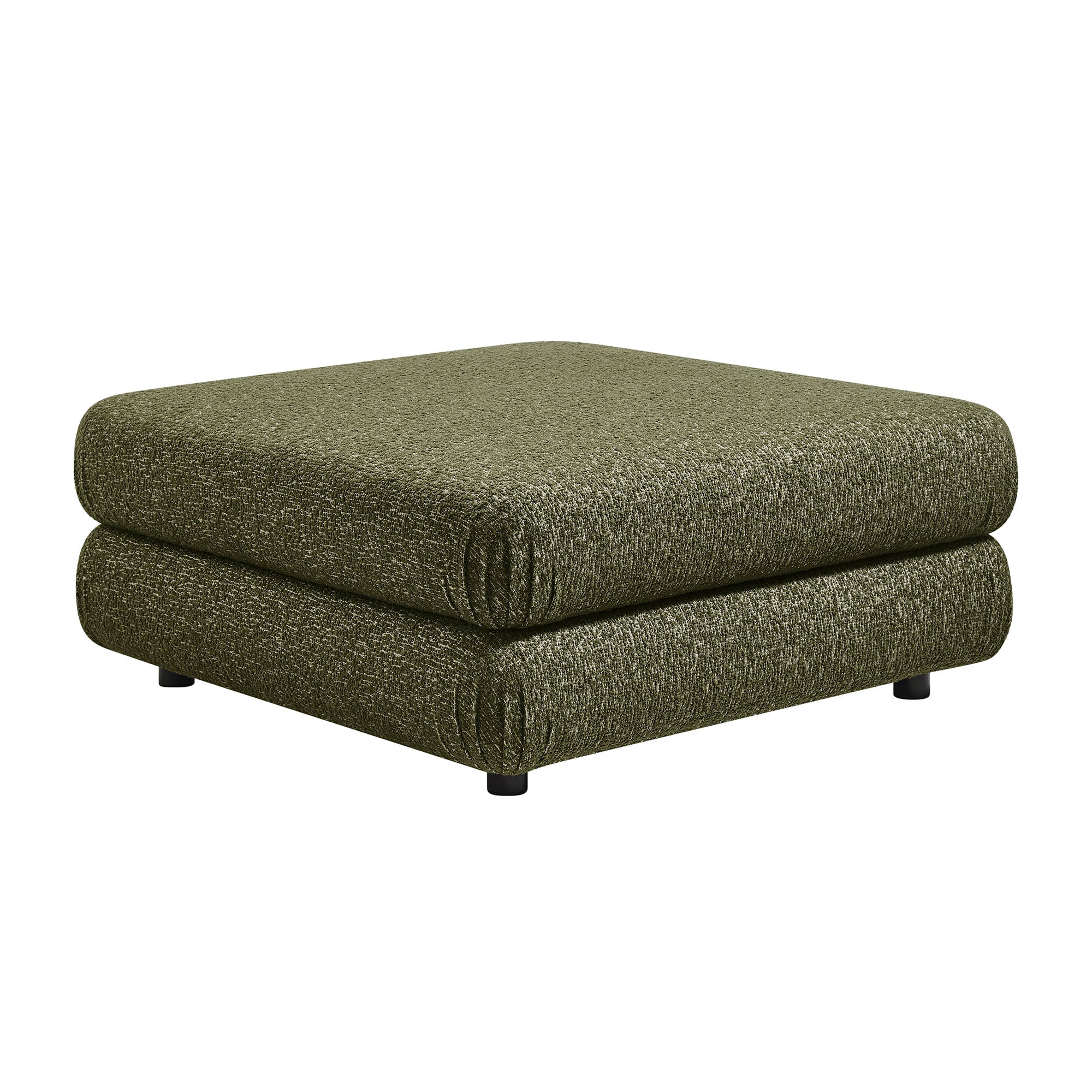 Jubilee Upholstered Ottoman - Olive