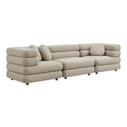 Jubilee 3-Piece Upholstered 3-Piece Modular Sofa Set - Linen