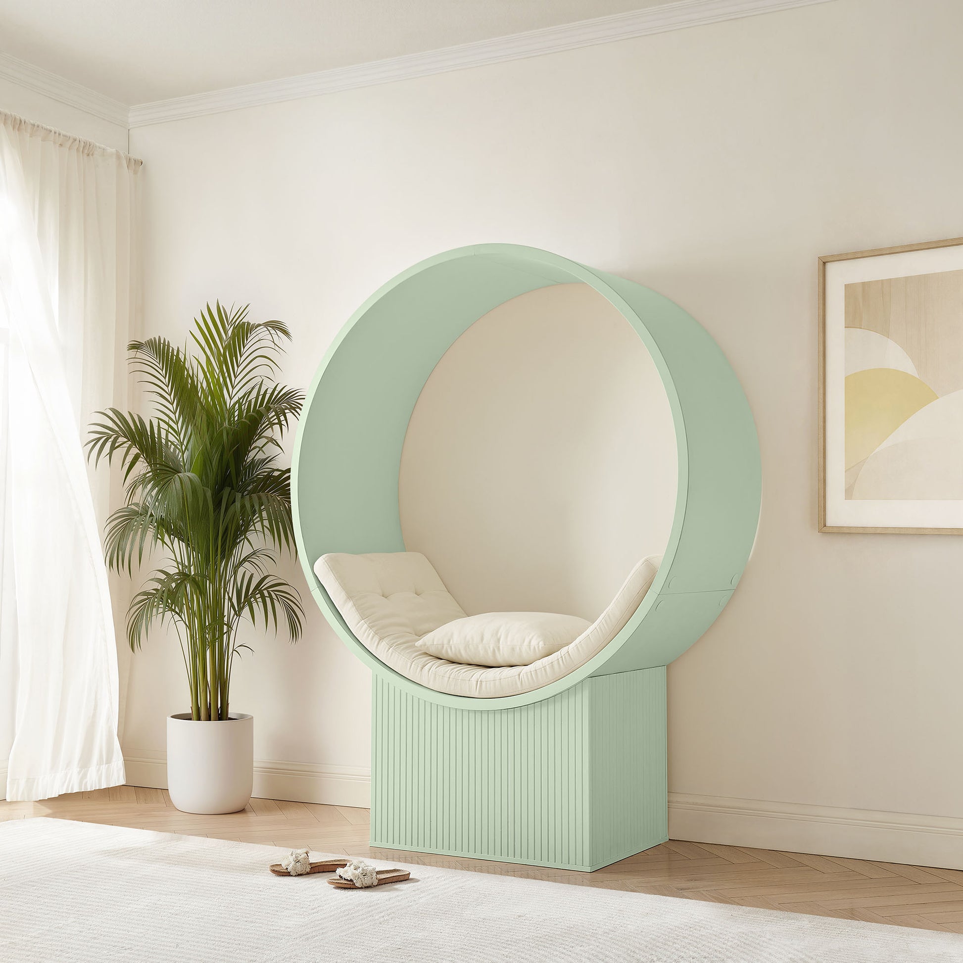 Aperture Round Alcove Accent Chair