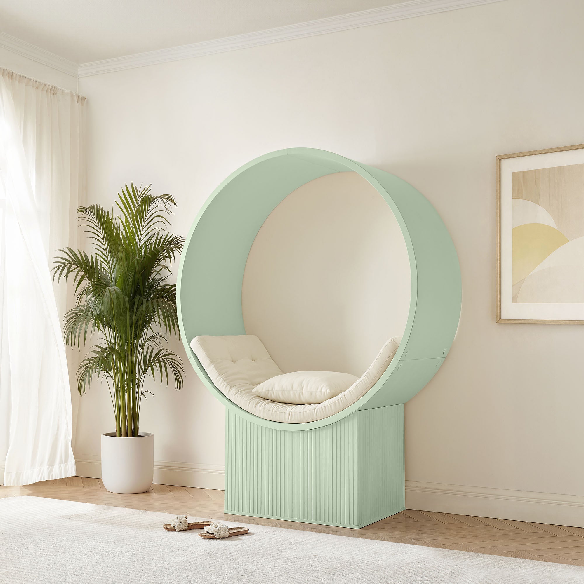 Aperture Round Alcove Accent Chair