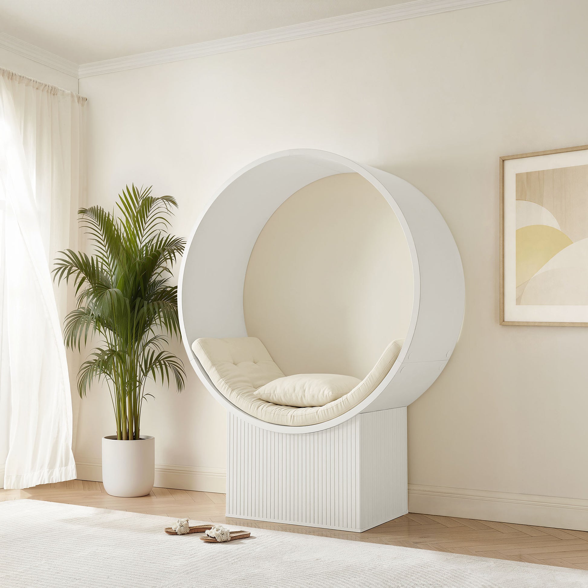 Aperture Round Alcove Accent Chair