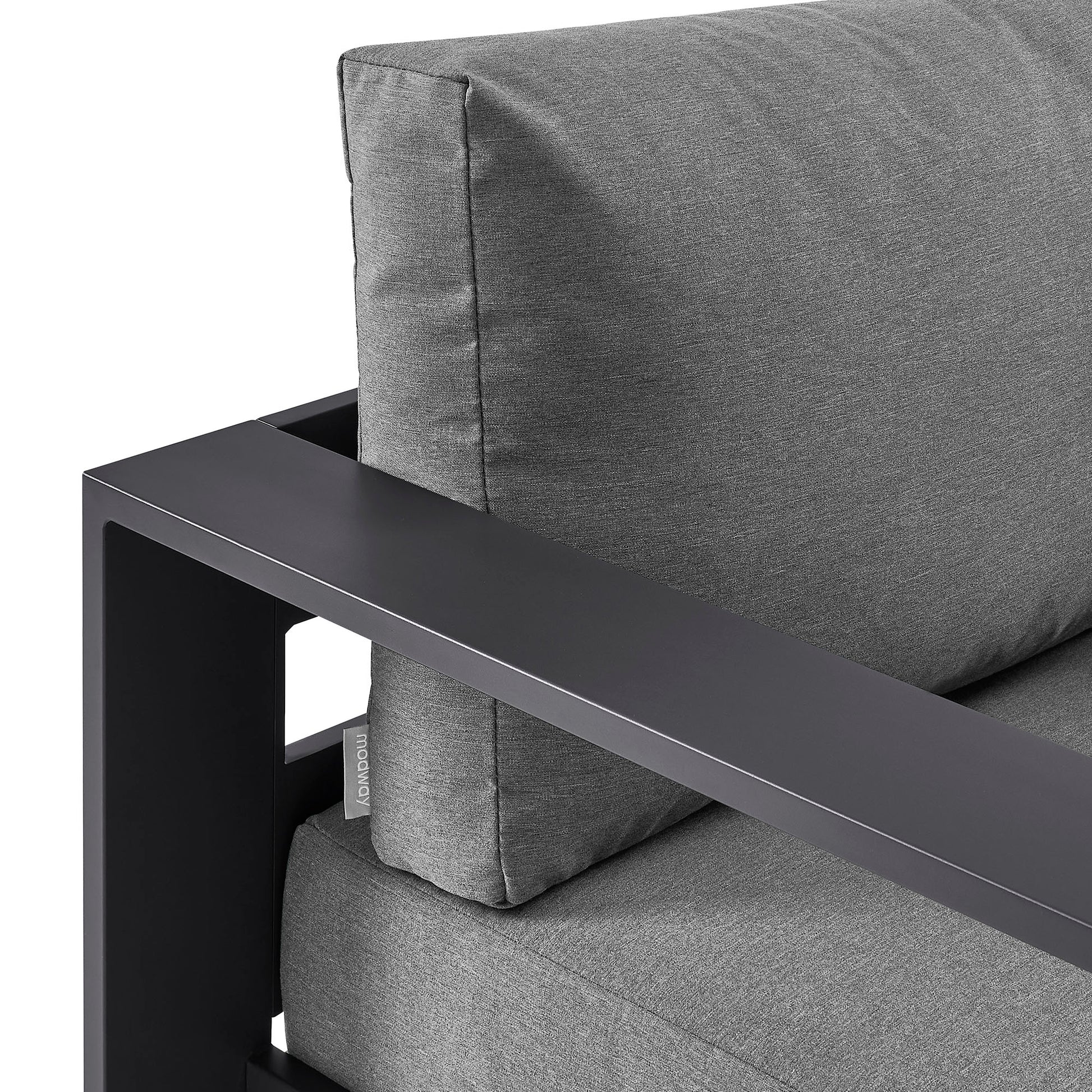 Tahoe Outdoor Powder-Coated Aluminum Swivel Armchair