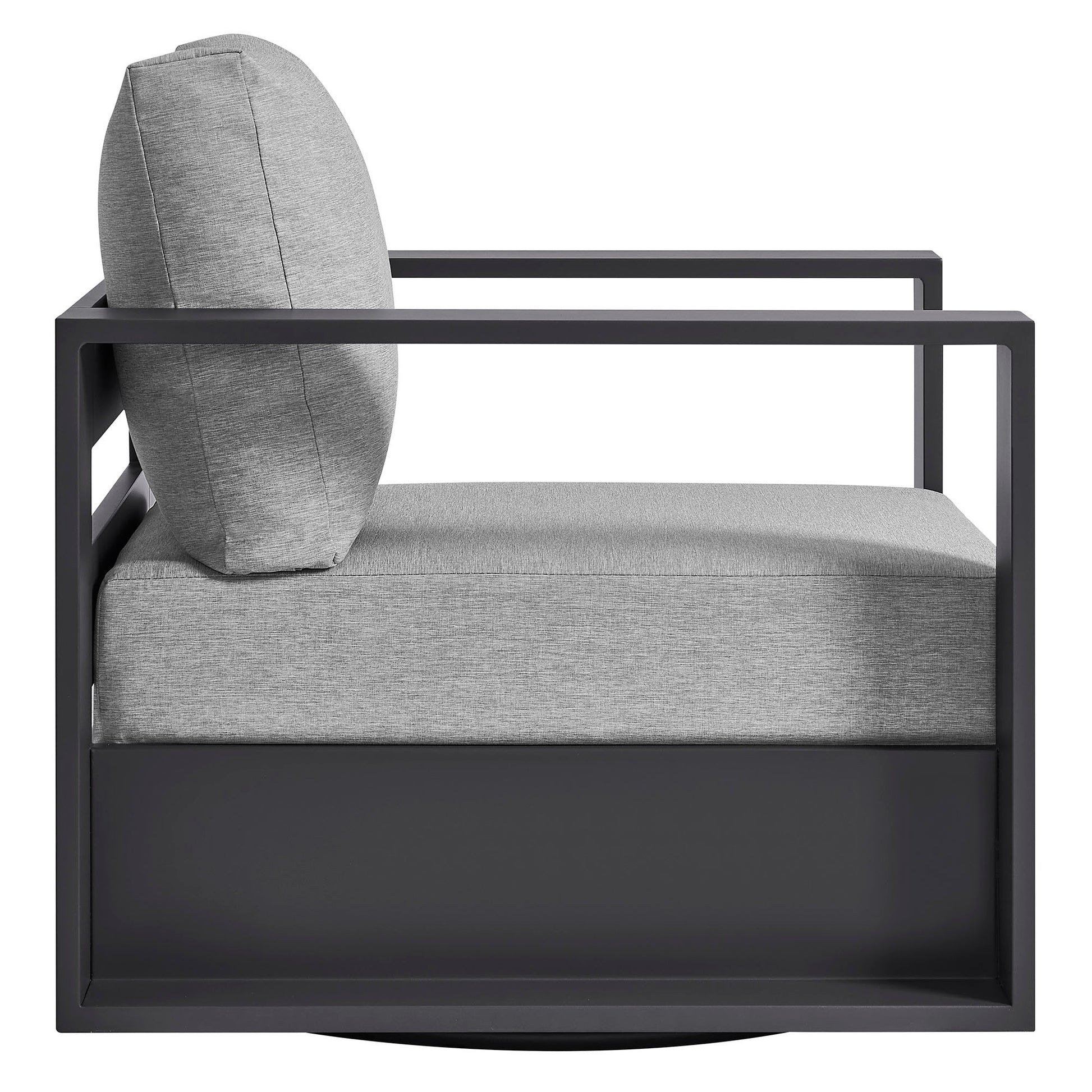 Tahoe Outdoor Powder-Coated Aluminum Swivel Armchair