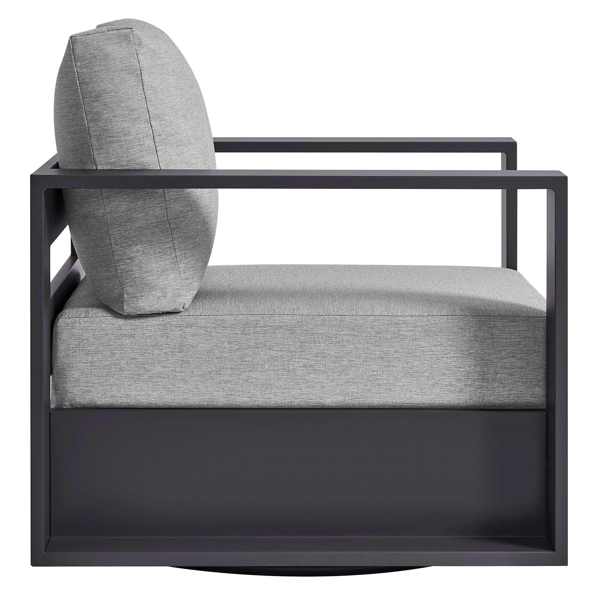 Tahoe Outdoor Powder-Coated Aluminum Swivel Armchair