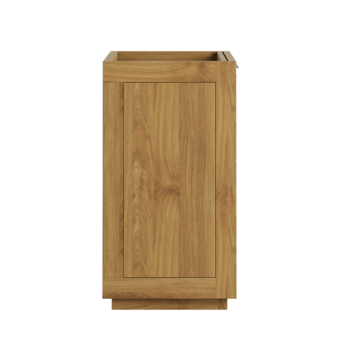 Tavira 24 Inch Shutter-Style Bathroom Vanity Cabinet - Natural