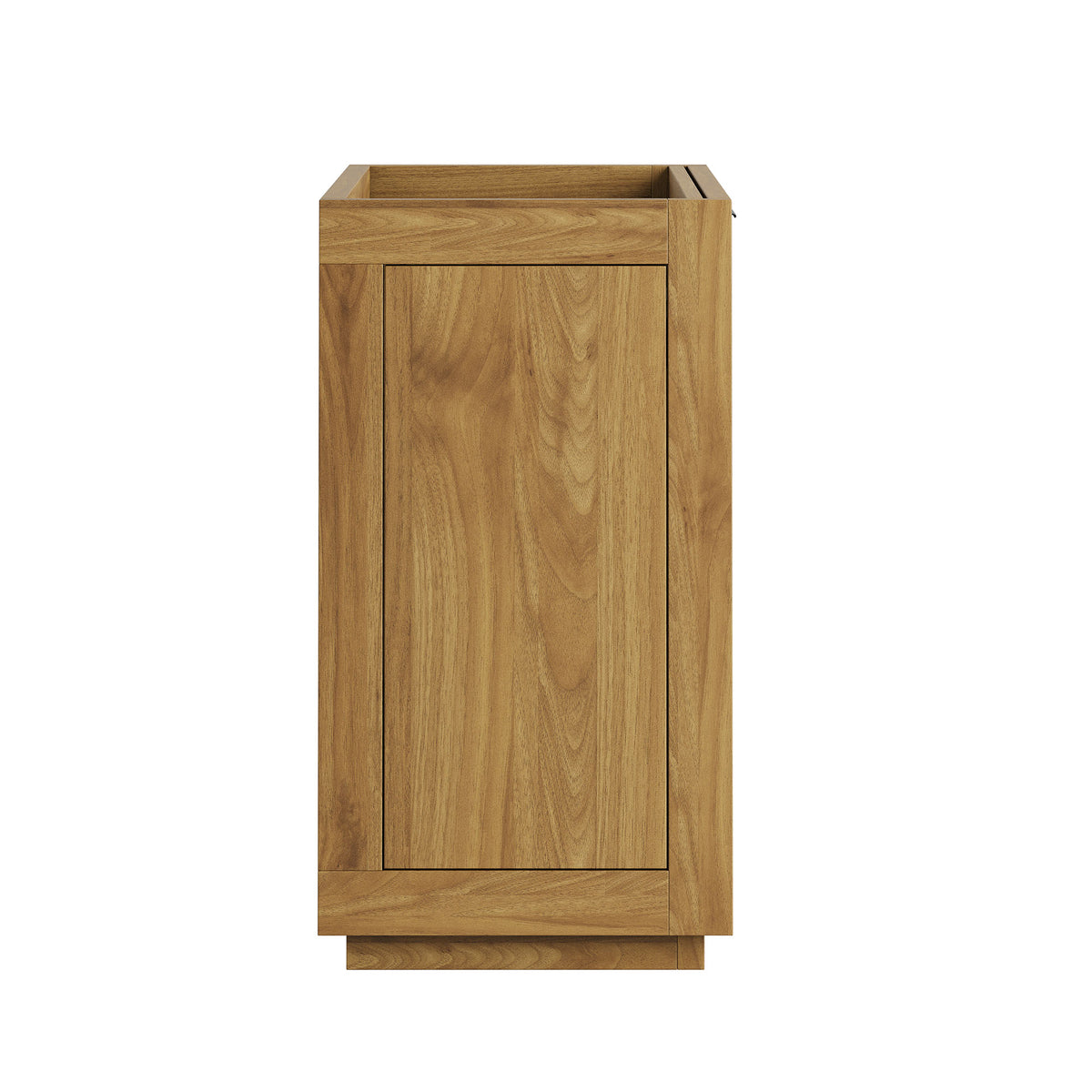 Tavira 30 Inch Shutter-Style Bathroom Vanity Cabinet - Natural