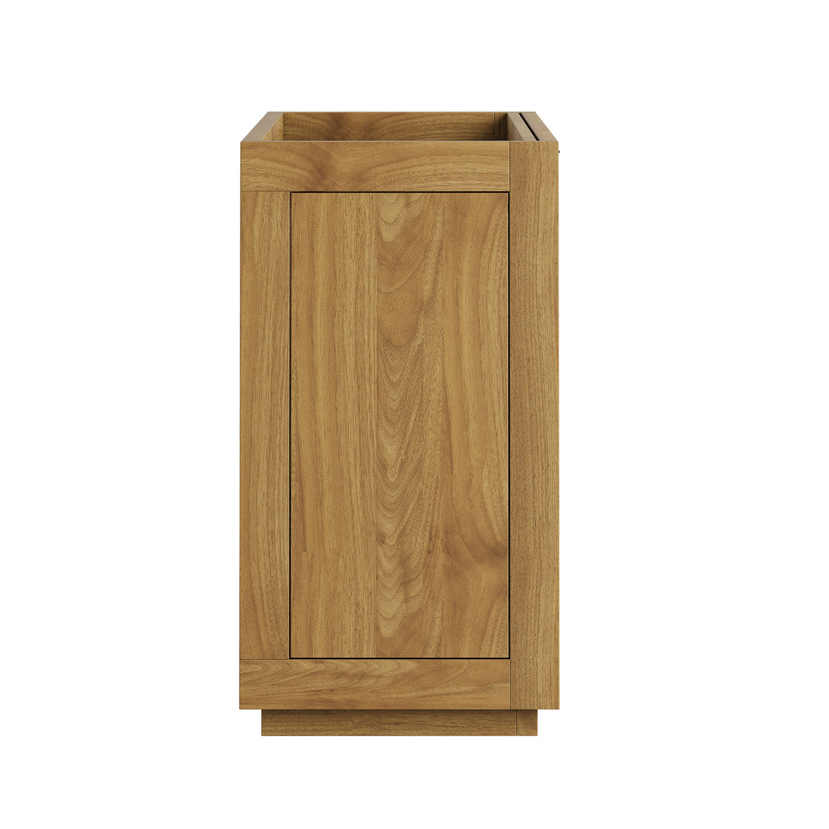 Tavira 36 Inch Shutter-Style Bathroom Vanity Cabinet - Natural