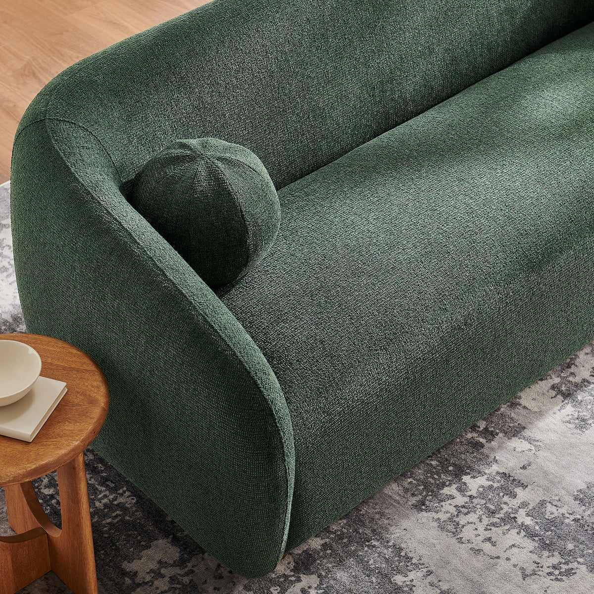 Holland 85" Chenille Fabric Sofa - Pine