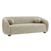 Holland 85" Vegan Leather Sofa - Mineral