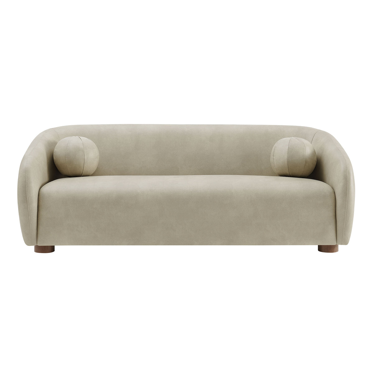 Holland 85" Vegan Leather Sofa - Mineral