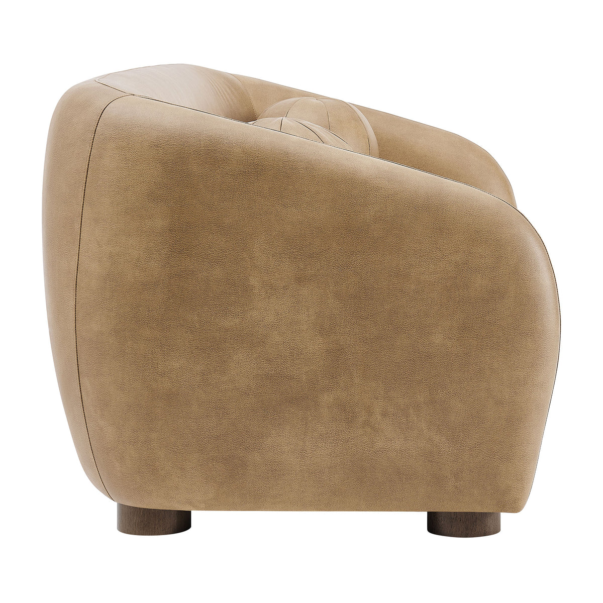 Holland 85" Vegan Leather Sofa - Toast