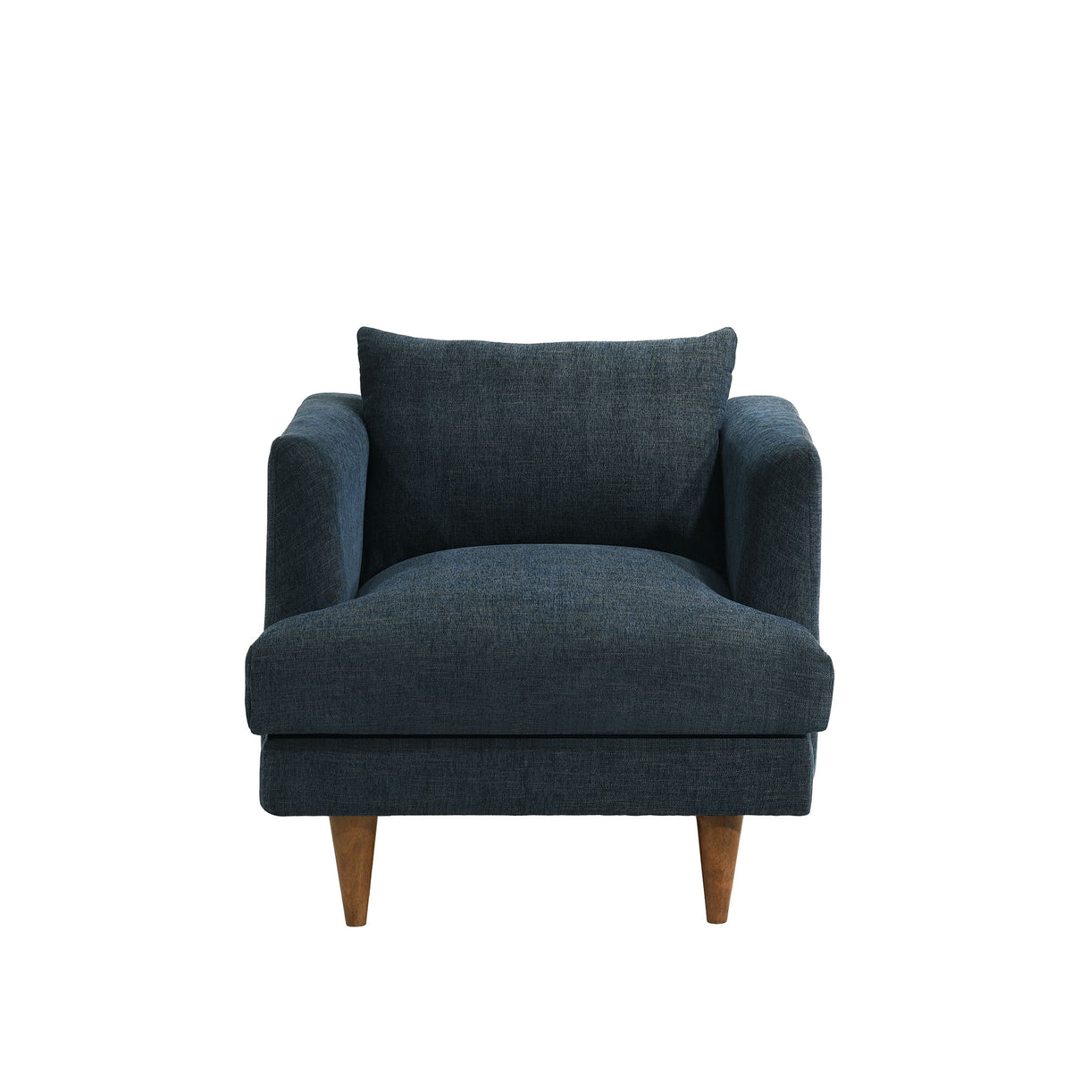 Zoya Down Filled Overstuffed Armchair - Azure