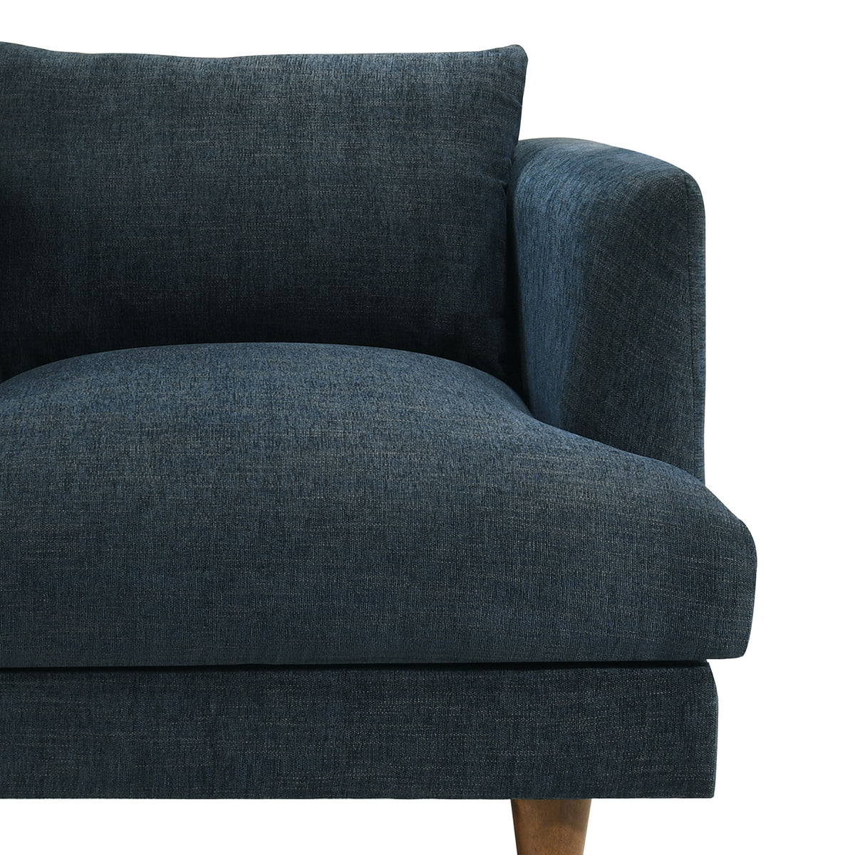 Zoya Down Filled Overstuffed Armchair - Azure