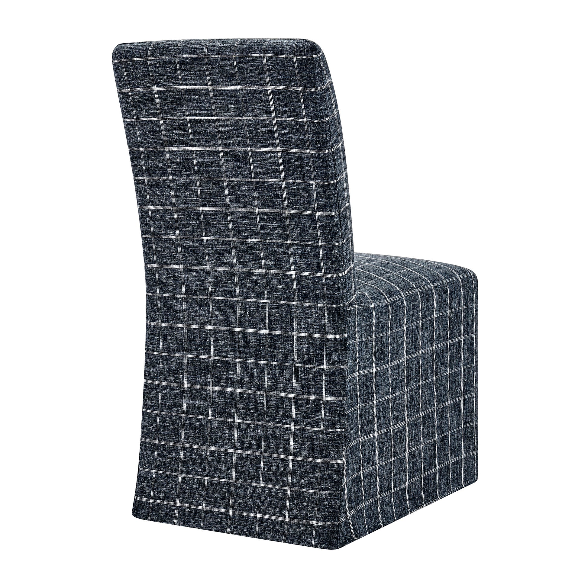 Aster Linen Cotton Blend Slipcovered Dining Chairs Set of 2 by Modway