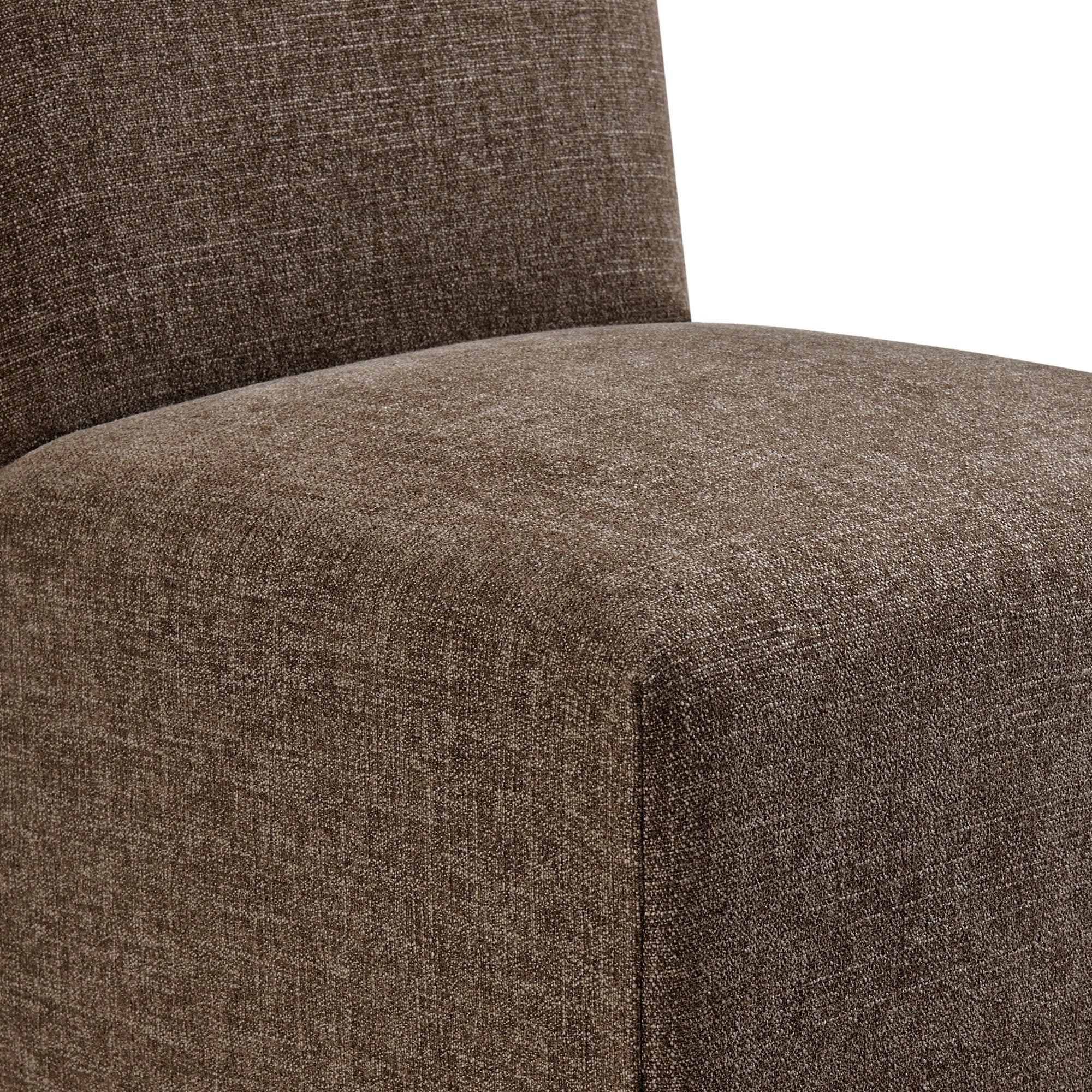 Aster Slub Weave Fabric Slipcovered Dining Chairs Set of 2 by Modway