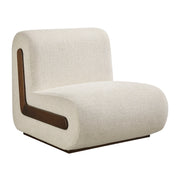 Denby Linen Blend Accent Chair - Ivory