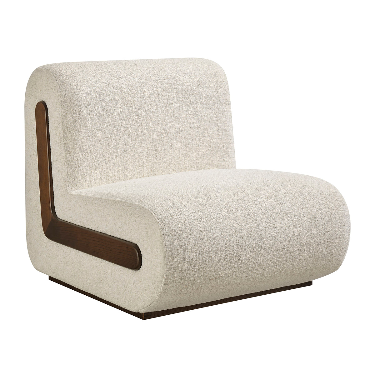 Denby Linen Blend Accent Chair - Ivory