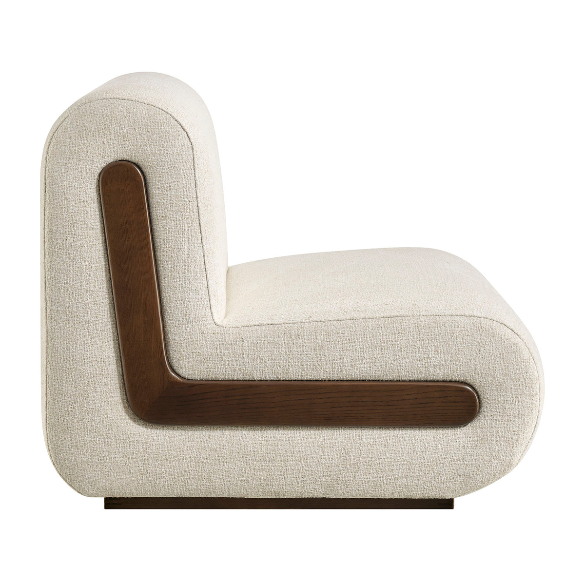 Denby Linen Blend Accent Chair - Ivory