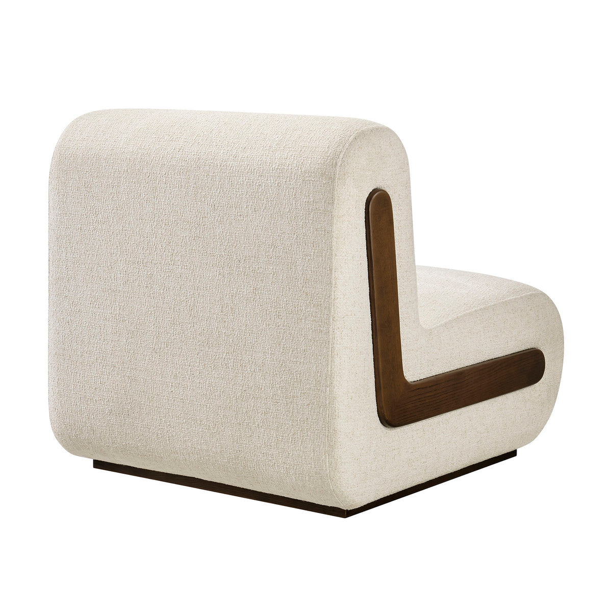 Denby Linen Blend Accent Chair - Ivory