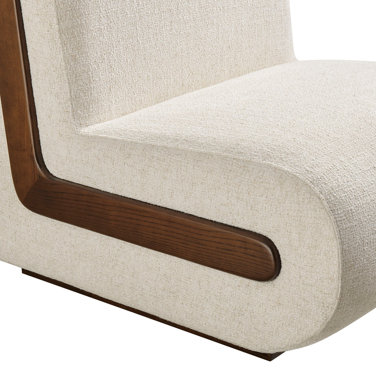 Denby Linen Blend Accent Chair - Ivory