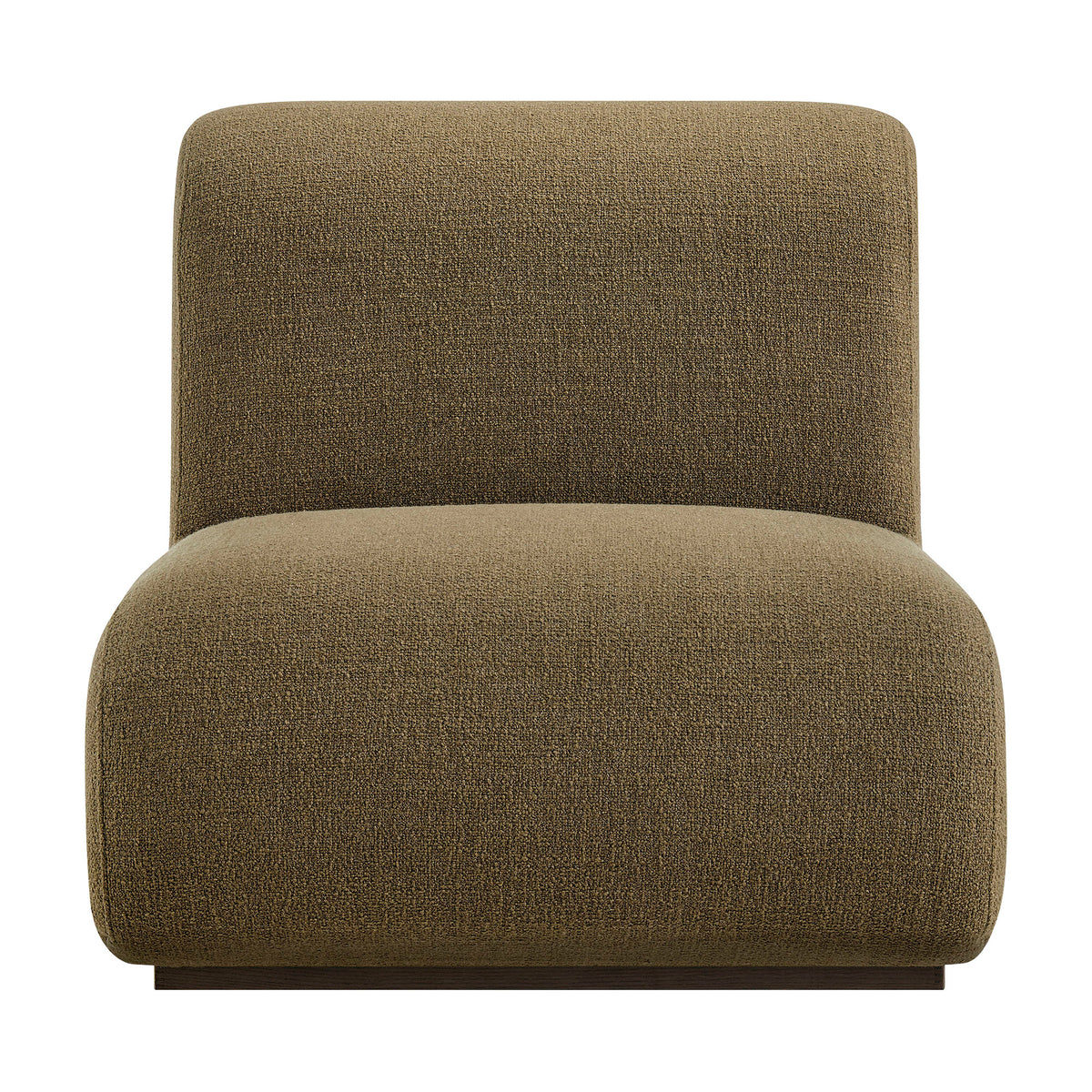 Denby Linen Blend Accent Chair - Olive