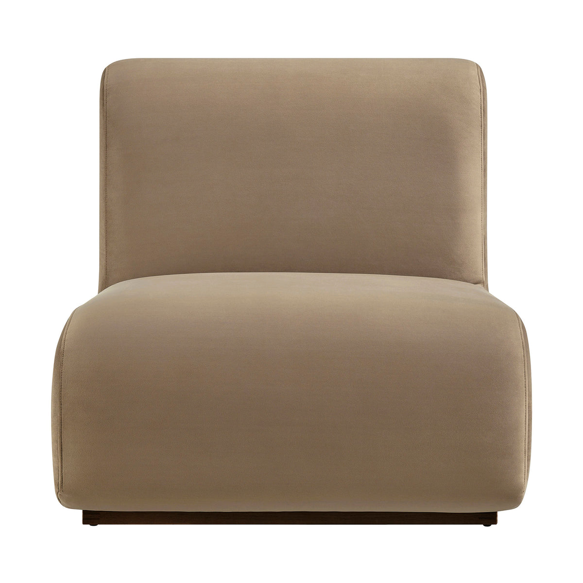 Denby Performance Velvet Accent Chair - Taupe
